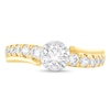 Thumbnail Image 2 of 3/4 CT. T.W. Diamond Polished Rim Engagement Ring in 10K Gold