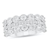 Thumbnail Image 1 of 1 CT. T.W. Diamond Triple Row Band in 10K White Gold