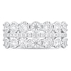 Thumbnail Image 3 of 1 CT. T.W. Diamond Triple Row Band in 10K White Gold