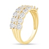 Thumbnail Image 2 of 1/2 CT. T.W. Diamond Triple Row Band in 10K Gold