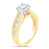 Thumbnail Image 2 of 1 CT. T.W. Princess-Cut Diamond Channel Shank Engagement Ring in 10K Gold