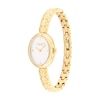 Thumbnail Image 2 of Ladies' Coach Sammy Gold-Tone IP Bangle Watch with Oval White Dial (Model: 14504528)