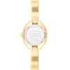 Thumbnail Image 3 of Ladies' Coach Sammy Gold-Tone IP Bangle Watch with Oval White Dial (Model: 14504528)