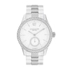 Thumbnail Image 1 of Ladies' Coach Brooks Crystal Accent Automatic Watch with Silver-Tone Dial (Model: 14504526)