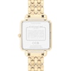 Thumbnail Image 3 of Ladies' Coach Cass Crystal Accent Gold-Tone IP Watch with Square Gold-Tone Dial (Model: 14504495)