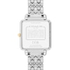 Thumbnail Image 3 of Ladies' Coach Cass Crystal Accent Two-Tone IP Watch with Square Black Dial (Model: 14504496)