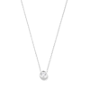 Thumbnail Image 1 of 1/6 CT. Diamond Miracle Solitaire Pendant in 10K White Gold (I/I3)