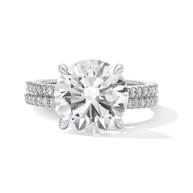 Main Image 1 of 5-5/8 CT. T.W. Certified Lab-Created Diamond Bridal Set in 14K White Gold (F/VS2)