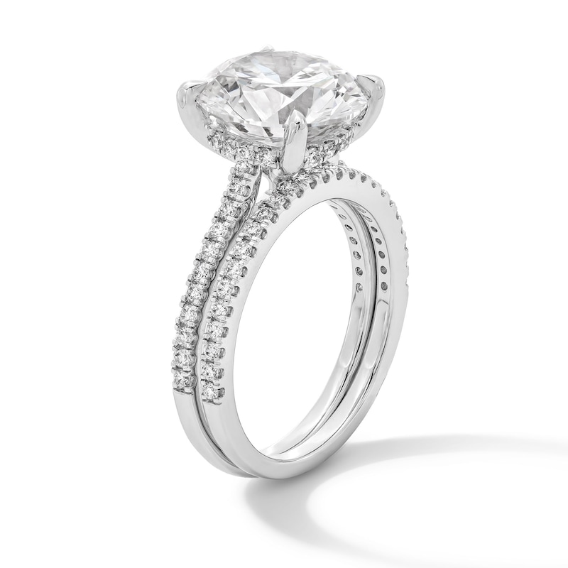 Main Image 3 of 5-5/8 CT. T.W. Certified Lab-Created Diamond Bridal Set in 14K White Gold (F/VS2)