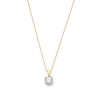 Thumbnail Image 1 of 1/4 CT. Diamond Miracle Solitaire Bubble Pendant in 10K Gold (J/I3)