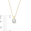 Thumbnail Image 2 of 1/4 CT. Diamond Miracle Solitaire Bubble Pendant in 10K Gold (J/I3)