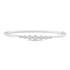 Thumbnail Image 1 of 3/8 CT. T.W. Multi-Diamond Graduated Bangle in 10K White Gold