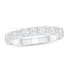 Thumbnail Image 1 of 3/8 CT. T.W. Baguette and Round Diamond Anniversary Band in 10K White Gold