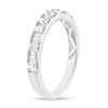 Thumbnail Image 2 of 3/8 CT. T.W. Baguette and Round Diamond Anniversary Band in 10K White Gold