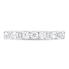 Thumbnail Image 3 of 3/8 CT. T.W. Baguette and Round Diamond Anniversary Band in 10K White Gold