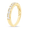 Thumbnail Image 2 of 3/8 CT. T.W. Baguette and Round Diamond Anniversary Band in 10K Gold