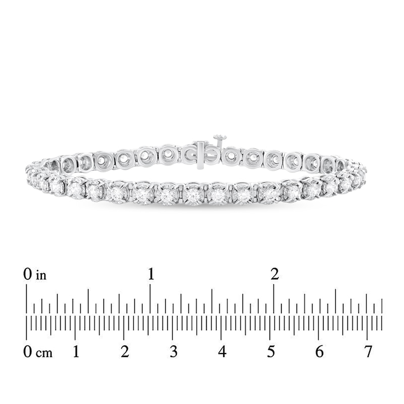 Main Image 2 of 2-7/8 CT. T.W. Diamond Miracle Tennis Bracelet in 10K White Gold