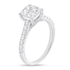 Thumbnail Image 2 of 7/8 CT. T.W. Diamond Quad Engagement Ring in 10K White Gold