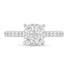 Thumbnail Image 3 of 7/8 CT. T.W. Diamond Quad Engagement Ring in 10K White Gold