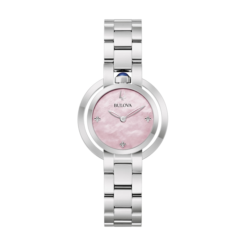 Main Image 1 of Ladies' Bulova Rubaiyat Watch with Pink Mother-of-Pearl Dial (Model: 96L338)