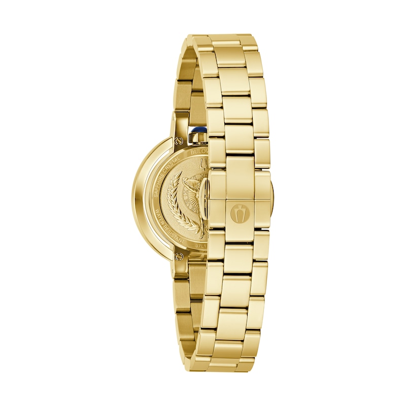 Main Image 3 of Ladies' Bulova Rubaiyat Gold-Tone IP Watch with Mother-of-Pearl Dial (Model: 97L181)