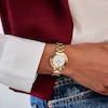 Thumbnail Image 6 of Ladies' Bulova Rubaiyat Gold-Tone IP Watch with Mother-of-Pearl Dial (Model: 97L181)