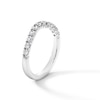 Thumbnail Image 2 of 1/2 CT. T.W. Certified Lab-Created Diamond Contour Band in 14K White Gold (F/VS2)