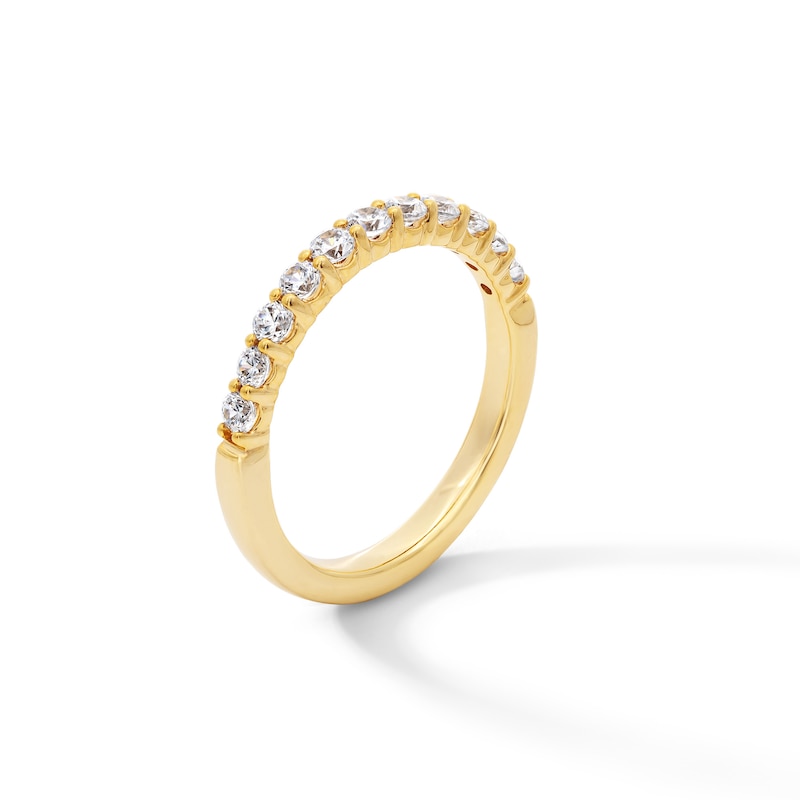 Main Image 2 of 1/2 CT. T.W. Certified Lab-Created Diamond Wedding Band in 14K Gold (F/VS2)