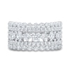 Thumbnail Image 2 of 1-1/2 CT. T.W. Diamond Multi-Row Band in 14K White Gold