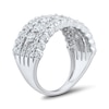 Thumbnail Image 3 of 1-1/2 CT. T.W. Diamond Multi-Row Band in 14K White Gold