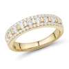 Thumbnail Image 1 of 3/4 CT. T.W. Diamond Triple Row Band in 14K Gold