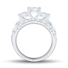 Thumbnail Image 3 of 3 CT. T.W. Diamond Miracle Three Stone Bridal Set in 14K White Gold