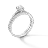 Thumbnail Image 3 of 1 CT. T.W. Oval Diamond Bridal Set in 14K White Gold