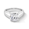 Thumbnail Image 1 of 3 CT. Certified Lab-Created Diamond Solitaire Cigar Band Engagement Ring in 14K White Gold (F/VS2)