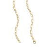 Thumbnail Image 2 of Heart Drop Paper Clip Chain “Y” Necklace in Hollow 10K Gold