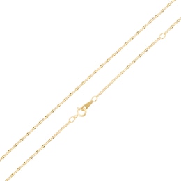 1.8mm Forzatina Mirror Chain Necklace in Solid 14K Gold