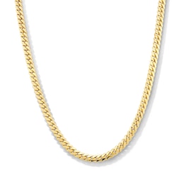 5.94mm Miami Cuban Curb Chain Necklace in Solid 14K Gold - 20”