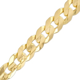 6.3mm Miami Cuban Curb Chain Bracelet in Hollow 10K Gold - 7.5&quot;