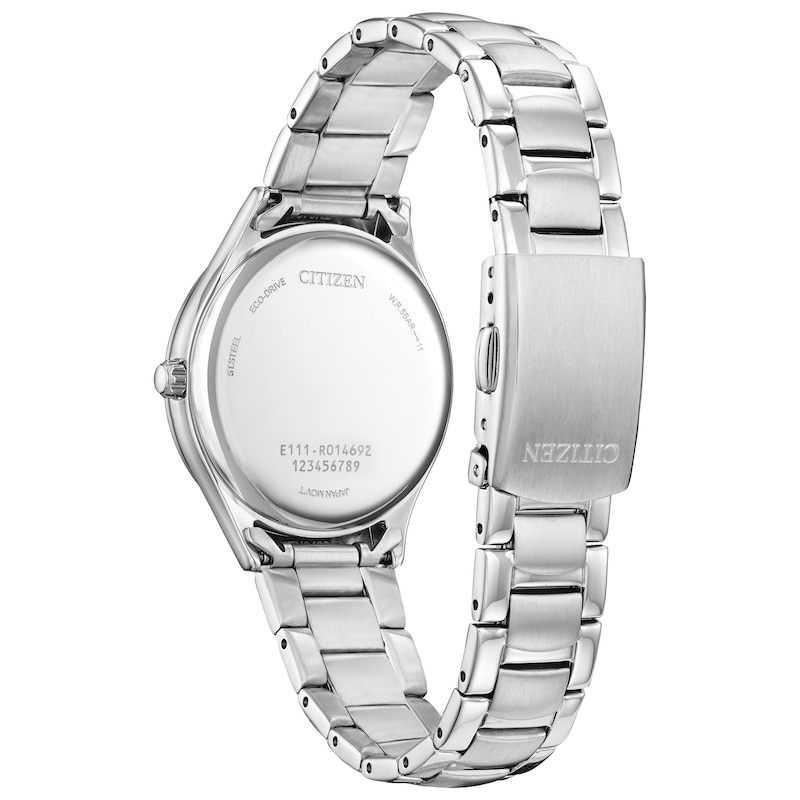 Main Image 2 of Ladies’ Citizen Eco-Drive® Dress Classic Crystal Accent Watch with Silver-Tone Dial (Model: EO1181-55A)