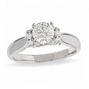 Thumbnail Image 1 of Previously Owned - Celebration Lux® 1-1/4 CT. T.W. Diamond Engagement Ring in 18K White Gold (I/SI2)