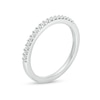 Thumbnail Image 1 of Previously Owned - 1/8 CT. T.W. Colorless Diamond Wedding Band in 18K White Gold