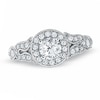 Thumbnail Image 0 of Previously Owned - 1 CT. T.W. Diamond Vintage Frame Ring in 14K White Gold
