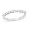 Thumbnail Image 0 of Previously Owned - 1/4 CT. T.W. Diamond Ribbon Band in 14K White Gold