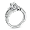 Thumbnail Image 1 of Previously Owned - 1 CT. T.W. Diamond Three Stone Swirl Bridal Set in 14K White Gold