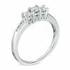 Thumbnail Image 2 of Previously Owned - 1/2 CT. T.W. Diamond Past Present Future® Heart Trio Accent Ring in 14K White Gold