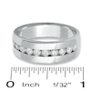 Thumbnail Image 3 of Previously Owned - Men's 1 CT. T.W. Channel Set Diamond Wedding Band in 14K White Gold