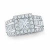 Thumbnail Image 1 of Previously Owned - 2 CT. T.W. Frame Princess Cut Diamond Engagement Ring in 14K White Gold