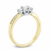 Thumbnail Image 2 of Previously Owned - 1/2 CT. T.W. Diamond Three Stone Engagement Ring in 10K Gold