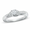 Thumbnail Image 1 of Previously Owned - 1/2 CT. T.W. Diamond Engagement Ring in 14K White Gold