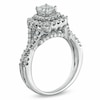 Thumbnail Image 2 of Previously Owned - 1-1/4 CT. T.W.  Radiant-Cut Diamond Frame Engagement Ring in 14K White Gold (I/I1)